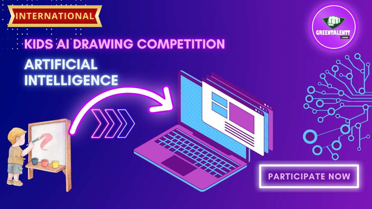 Kids AI Drawing Competition web post image